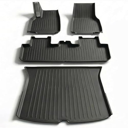 4 Pcs Floor Mats for Tesla Model Y Juniper Accessories 2025 2026 (4 Count)