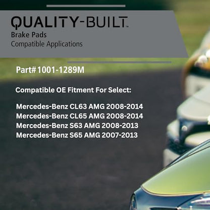 Front Semi Metallic Brake Pads