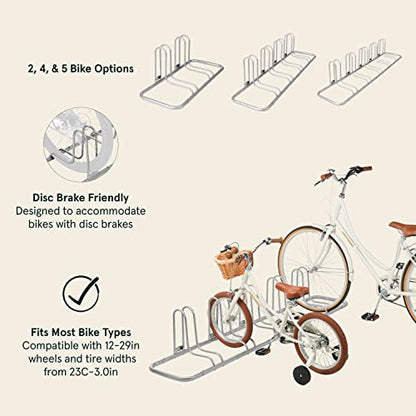 Stash Rack 2 4 & 5 Bike Floor Stand Bicycle Storage Organizer for Mountain Bike