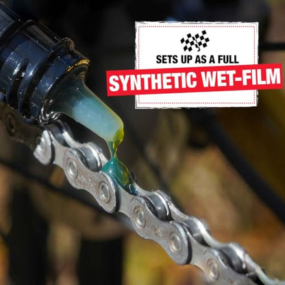 Wet Bike Chain Lubricant 8 oz (8 Ounce)