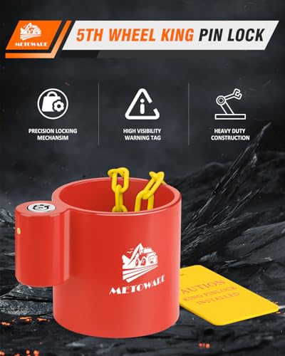 5th Wheel King Pin Lock for RVs & Semi Trailers