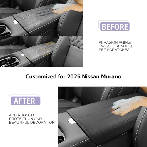 2025 2026 Murano Center Console Cover Compatible with 2025 2026 Nissan Murano Accessories 2025 Murano SL