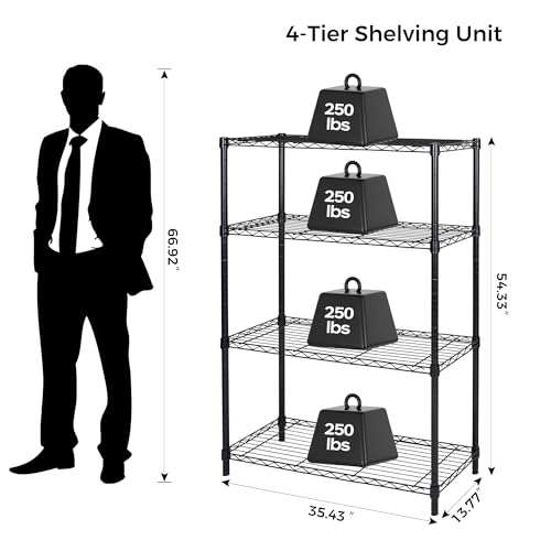 4 Tier Shelving Unit