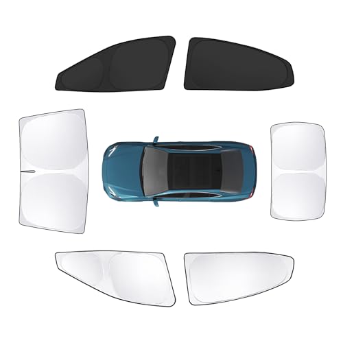 6pcs Car Window Shades for Toyota Camry 2025 2026 Accessories (8 Count)
