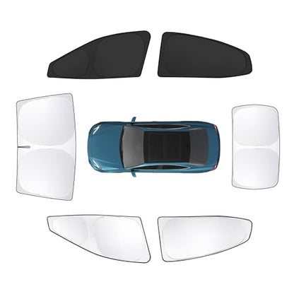 6pcs Car Window Shades for Toyota Camry 2025 2026 Accessories (8 Count)