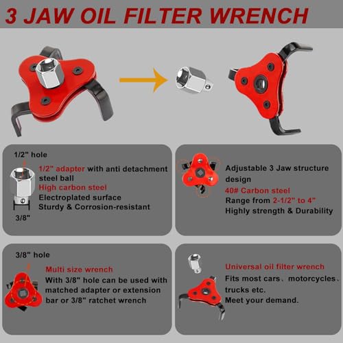 Oil Filter Wrench Set