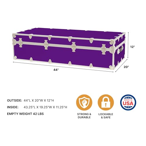 Rhino Trundle Storage Trunk with Wheels