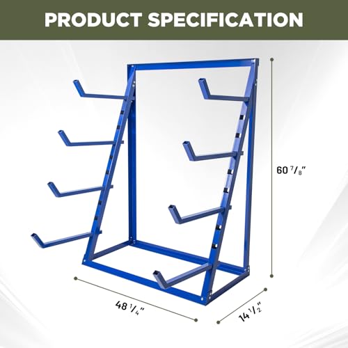 4 Tier Steel Horizontal Storage Rack (32000 Ounce)