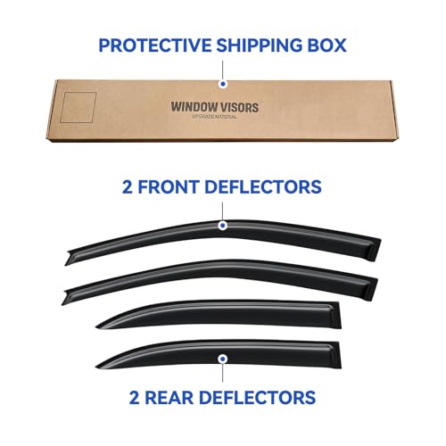 Window Visors Rain Guards for 2003