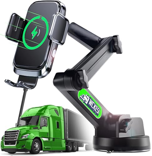 Truck Phone Holder Wireless Car Charger Mount