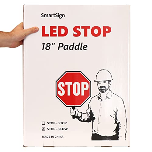 LED STOP SLOW Paddle