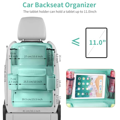 Car Backseat Organizer with Touch Screen Tablet Holder (10.5822 Ounce)