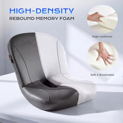 Car Seat Cushion and Lumbar Support Pillow One Piece