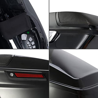 Motorcycle 4" Stretched Saddlebags Fit For Harley Touring 2014 (2 Count)