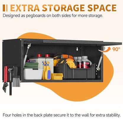 Metal Garage Wall Cabinet with Up