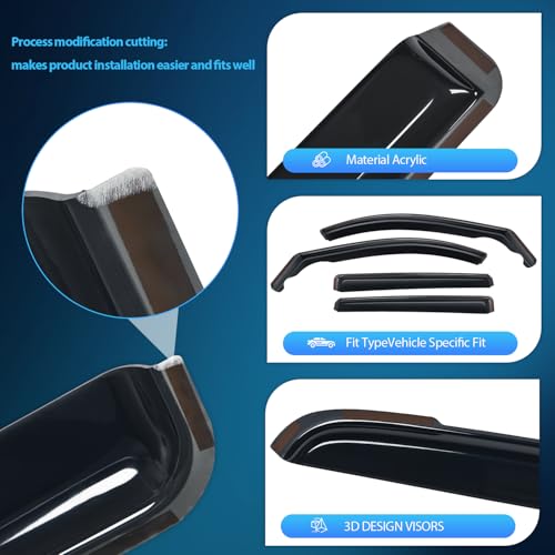 Window Rain Guards for Honda CR