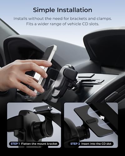 Easy One Touch Advanced CD Slot Car Phone Mount