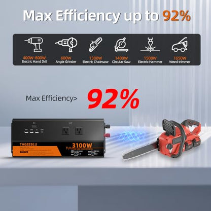 3100 Watt Pure Sine Wave Power Inverter