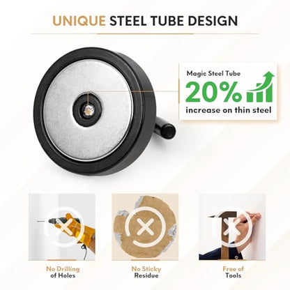 Magnetic Hooks Steel Tube Design for Cruise (10 Count)