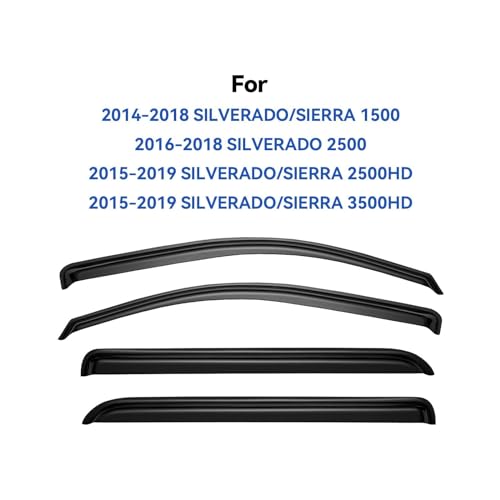 Window Visors Rain Guards for 2014
