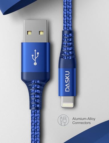 iPhone Charging Cord [MFi Certified] USB A to Lightning Cable 3FT (3 Count)