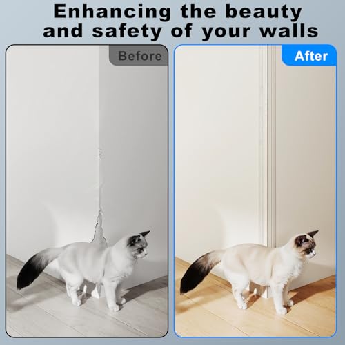 Self Adhesive Clear Wall Corner Protector (4 Count)