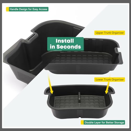 Rear Trunk Organizer for Tesla Model Y 2020