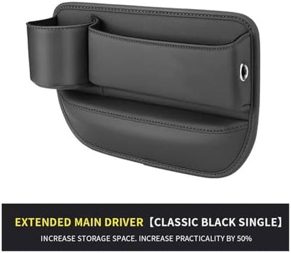 Car Seat Organizer Car Leather Seat Gap Multifunction Crevice Water Cup Holder Storage Box Compatible with Tesla Compatible with Model 3 Compatible with Model Y