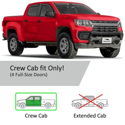 in Channel Extra Durable Rain Guards for Trucks Chevrolet