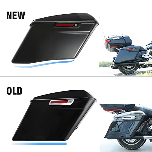 Motorcycle 4" Stretched Saddlebags Fit For Harley Touring 2014 (2 Count)