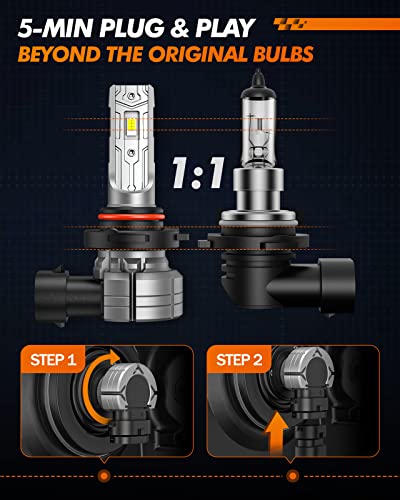9006 LED Fog Light Bulbs (2 Count)