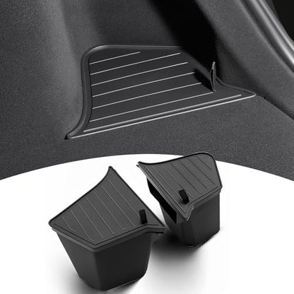 Rear Trunk Organizer Storage Box Compatible with 2025