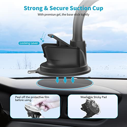 Magnetic Phone Mount for Windshield Dashboard