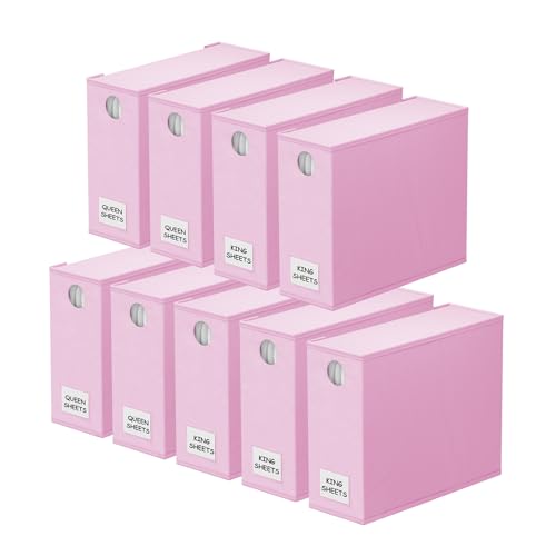 9 Pack Bed Sheet Organizers and Storage (9 Count)