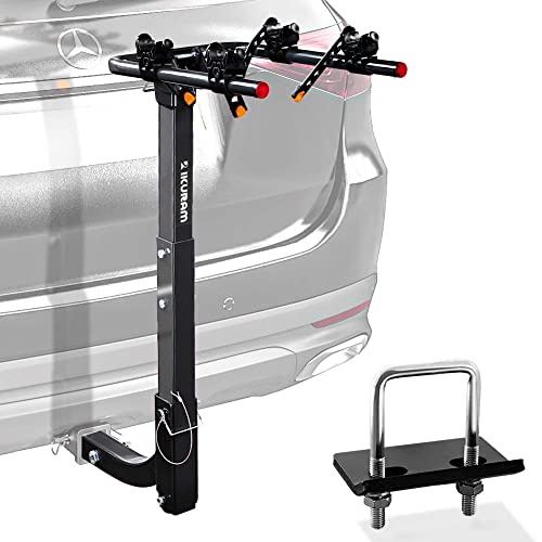 2 Bike Hitch Mount Foldable Bicycle Carrier (2 Count)