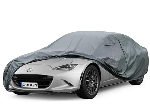 16 Layers Car Cover for Sports Small Car Waterproof All Weather