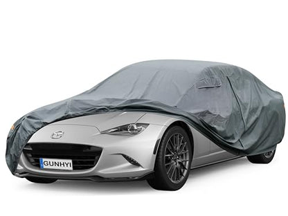 16 Layers Car Cover for Sports Small Car Waterproof All Weather