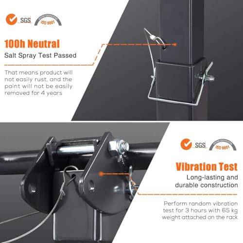 2 Bike Hitch Mount Foldable Bicycle Carrier (2 Count)