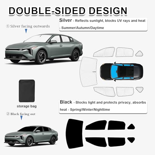 Sun Shades for KIA K4 2025 2026 Accessories