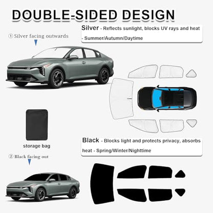 Sun Shades for KIA K4 2025 2026 Accessories