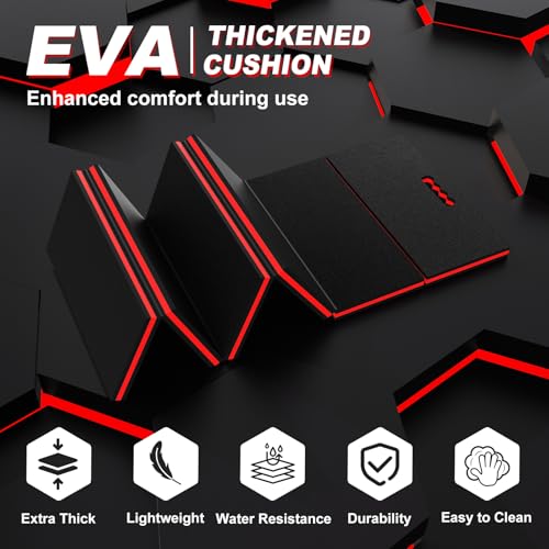 Thick Mechanic Mat Foldable EVA Kneeling Pad with Magnetic Tool Slot