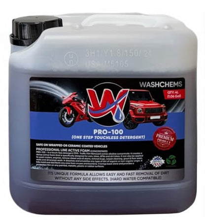 ash Chems Pro100 Car Wash (128 Fl Oz)