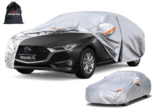 6 Layers Sedan Waterproof Car Cover for Mazda 3 2003