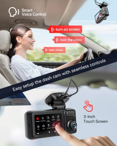 F17 Elite 4K Dash Cam 3 Channel