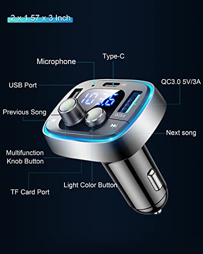 Bluetooth Car Adapter 5.4