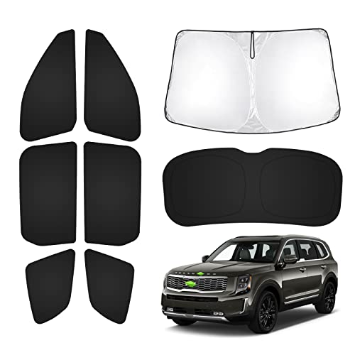 Windshield Sun Shade for Kia Telluride 2020 (8 Count)