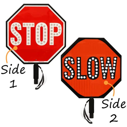 LED STOP SLOW Paddle