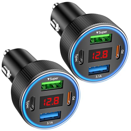 USB C Car Charger (2 Count)