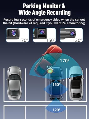 3 Channel 5G WiFi Dash Cam