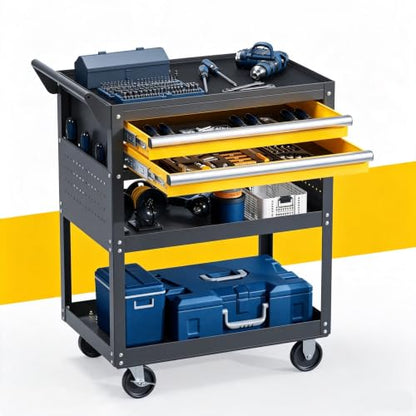 5 Tier Heavy Duty Rolling Tool Cart